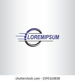 Creative Technology template design.  Blue and Black tech logo design