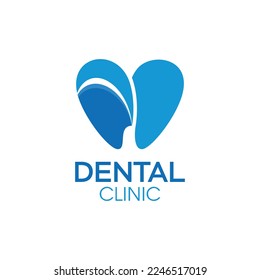 creative Teeth Logo; Modern, unique, simple and techie lettermark tooth logo for dentist, orthodontics and toothpaste brand. Conveys sleek, cool, stylish and professional services.