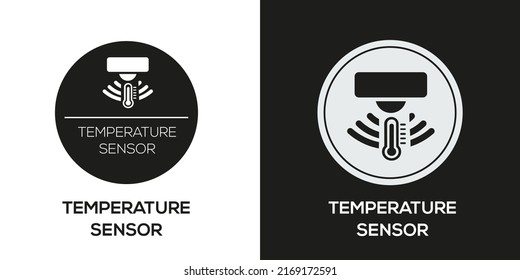 Creative (Temperature Sensor) Icon, Vector sign.