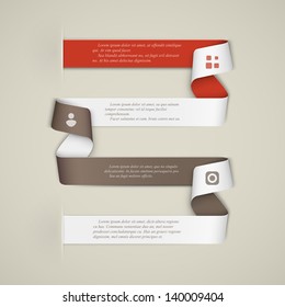 Creative template banner, infographics. Eps 10