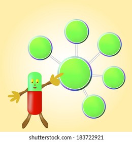 Creative Template with capsule banner