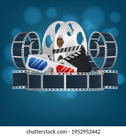 Creative template for cinema poster