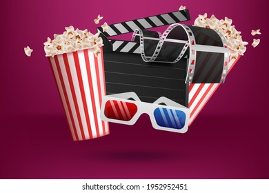 Creative template for cinema poster