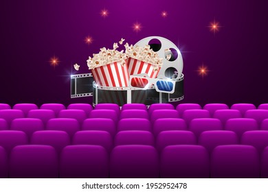 Creative template for cinema poster