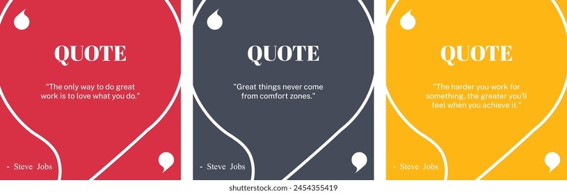 Creative Template, Quotes, Infographic Editable Template Vector illustration.