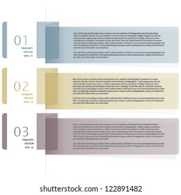 Creative Template ribbon banner / can be used for infographics / banners / concept vector illustration