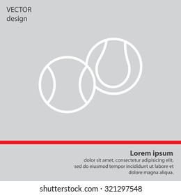 Creative Tennis Ball Icon