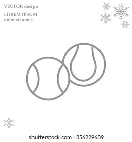 Creative Tennis Ball Icon