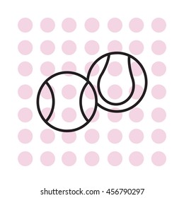 Creative Tennis Ball Icon