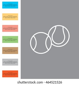 Creative Tennis Ball Icon