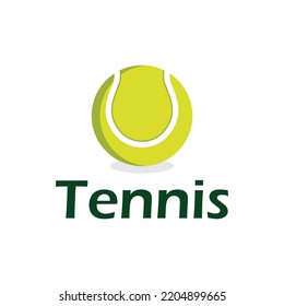 Creative Tennis Ball Logo Slogan Template Stock Vector (Royalty Free ...