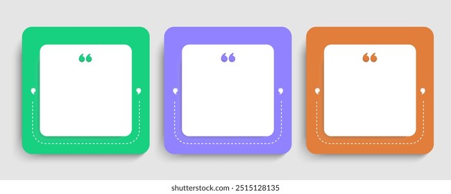 Creative Testimonial Editable Vector Illustration, Empty speech bubbles, What our Clients Say, Quote, Review, Feedback, Infographic Template, Label, editable text box layout, recommendation note