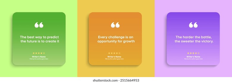Creative Testimonial Editable Vector Illustration, Empty speech bubbles, What our Clients Say, Quote, Review, Feedback, Infographic Template, Label, editable text box layout, recommendation note