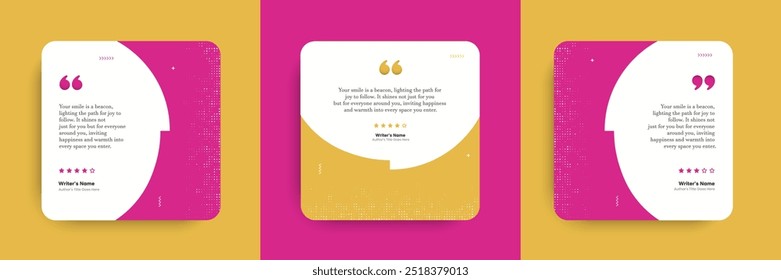 Creative Testimonial Editable Vector Illustration, Empty speech bubbles, What our Clients Say, Quote, Review, Feedback, Infographic Template, Label, editable text box layout, recommendation note