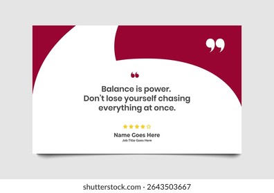 Creative Testimonial Editable Vector template, Quote template, speech bubbles, What our Clients Say, Review, Feedback, Infographic Template, positive and inspirational quote , text box design, rate us