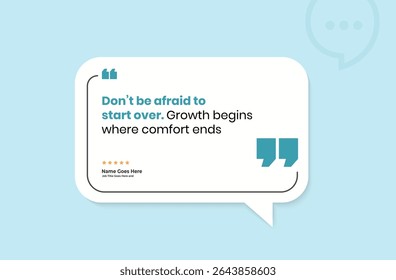 Creative Testimonial Editable Vector template, Quote template, speech bubbles, What our Clients Say, Review, Feedback, Infographic Template, positive and inspirational quote , text box design, rate us