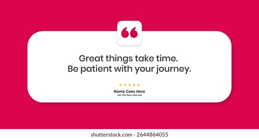 Creative Testimonial Editable Vector template, Quote template, speech bubbles, What our Clients Say, Review, Feedback, Infographic Template, positive and inspirational quote , text box design, rate us