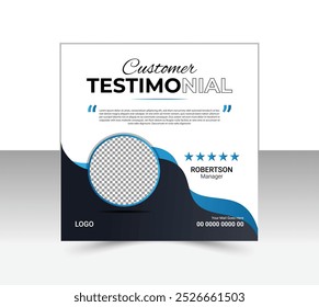 Creative Testimonial Graphics: Showcase Your Happy Clients Professionally..