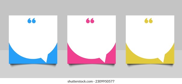 Creative Testimonial, Quote , Infographic Template Editable Vector Illustration 