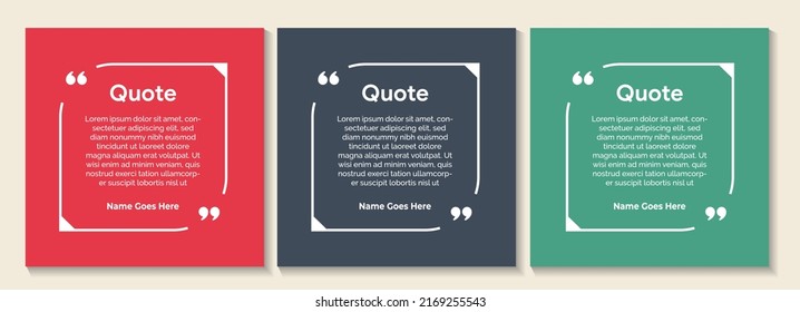 Creative Testimonial Template,  Quote, Infographic Template Editable Vector Illustration 