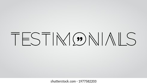 Creative Testimonial Templates - Editable Vector Illustration
