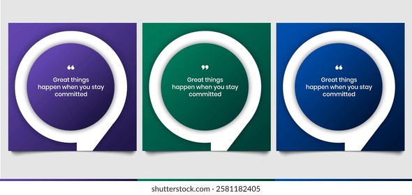 Creative Testimonial, What our Clients Say, Quote , Review, Feedback, Infographic Template, Label, Editable Vector Illustration 