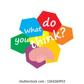 Creative text concept. vector