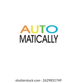 Creative text design concept. Can be used as a company logo or automotive product