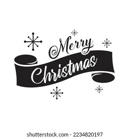 creative text Merry Christmas and happy new year. typography vector. Can be used as banners, greeting cards, gift packages.