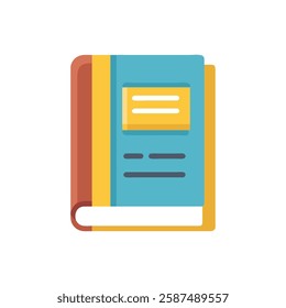 Creative Textbook Icon for Education