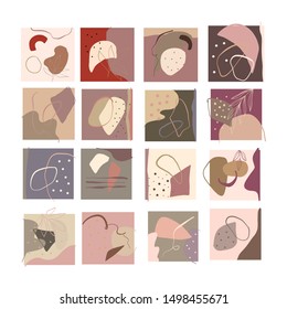 Textura creativa con trazos abstractos de pincel, colores brillantes y elementos geométricos, formas. Collage estético contemporáneo. Diseño moderno