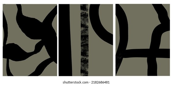 Textura creativa con trazos abstractos de pincel, elementos geométricos de colores brillantes a mano libre, formas. Collage estético contemporáneo. Diseño de conjuntos de moda
