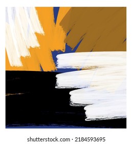 Creative texture with abstract  geometric elements, shapes. Contemporary hand painted background. Minimalism and simple poster 