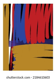 Creative texture with abstract  geometric elements, shapes. Contemporary hand painted background. 