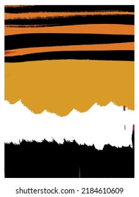 Creative texture with abstract  geometric elements, shapes. Contemporary hand painted background. 