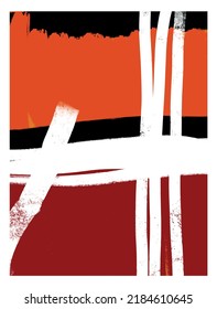 Creative texture with abstract  geometric elements, shapes. Contemporary hand painted background. 