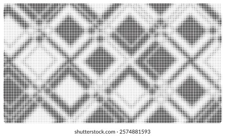 Creative texture halftone vector template.