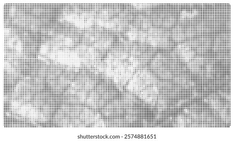 Creative texture halftone vector template.
