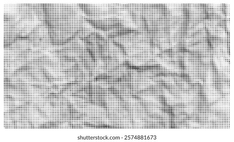 Creative texture halftone vector template.