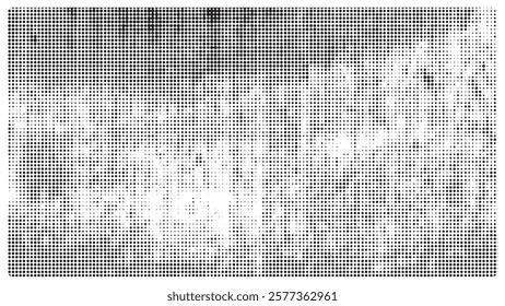 Creative texture halftone vector template.