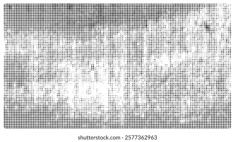 Creative texture halftone vector template.