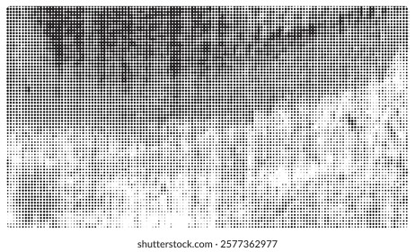 Creative texture halftone vector template.