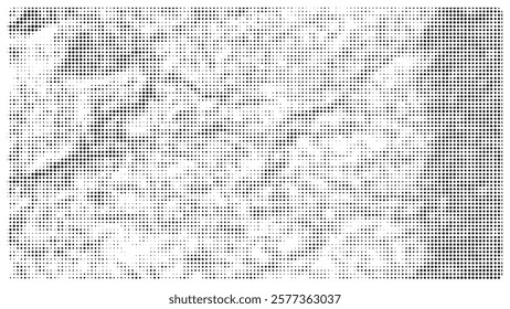Creative texture halftone vector template.
