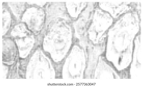 Creative texture halftone vector template.