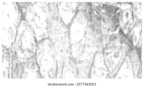 Creative texture halftone vector template.