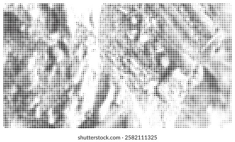 Creative texture halftone vector template.