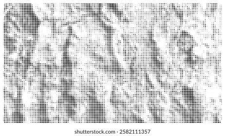 Creative texture halftone vector template.