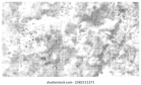 Creative texture halftone vector template.