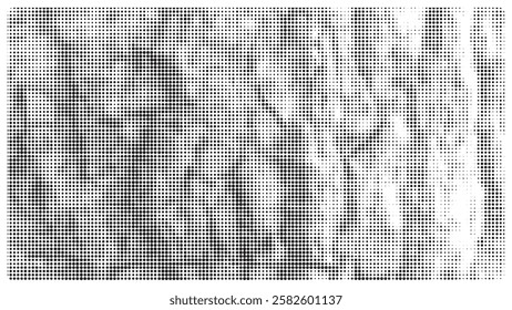 Creative texture halftone vector template.