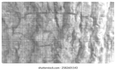 Creative texture halftone vector template.